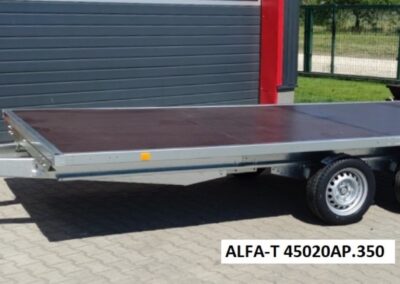 ALFA-T 45020APA.300 10″ autószállító 2,5m feljáró sínnel, 3500kg/pár alu rámpa